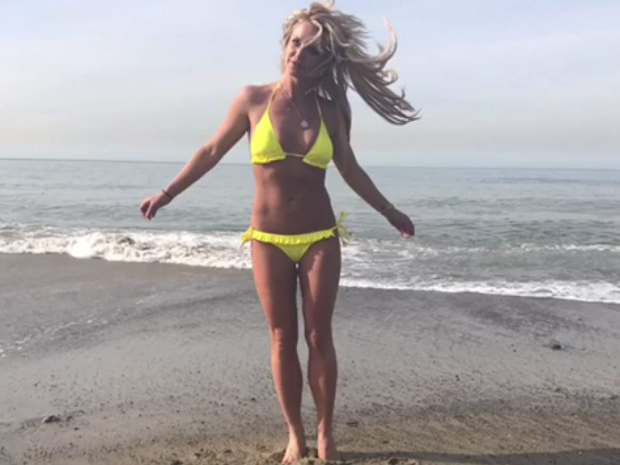 Britney Spears Posed Completely Nude On The Beach