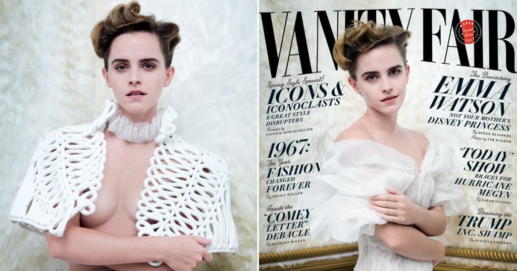 Emma Watson Fans ANGRY Over Topless Vanity Fair Photos