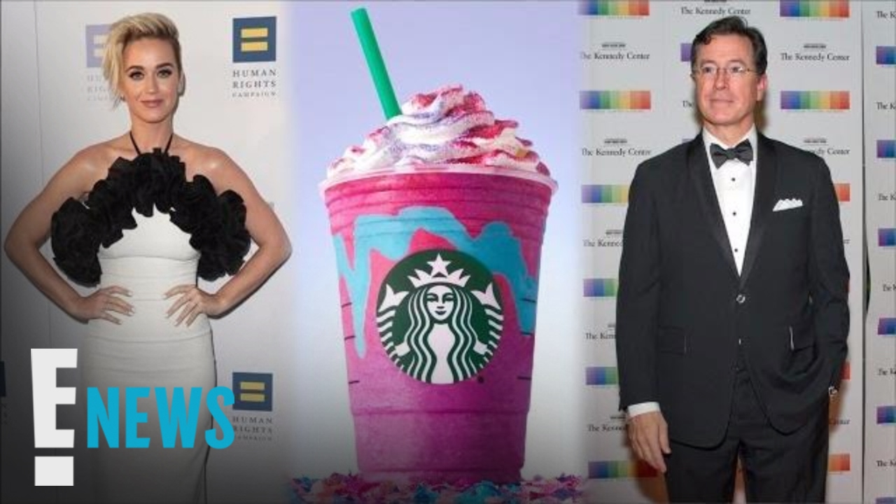 OMG! Celebs React to Starbucks’ Unicorn Frappuccino