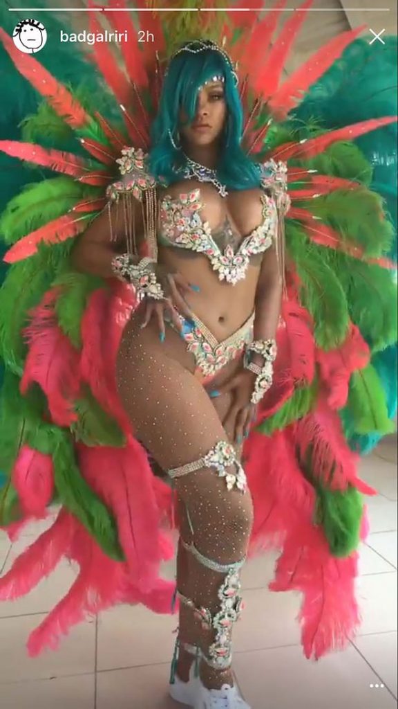 Rihanna flaunts curves in dazzling Bikini for Barbados Annual Crop Over Festival