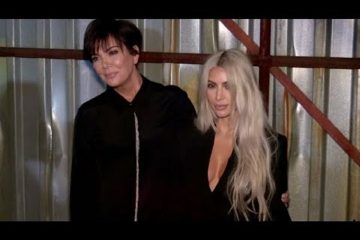 Kris Jenner and Kim Kardashian front row for the Alexander Wang Fashion Show in NYC