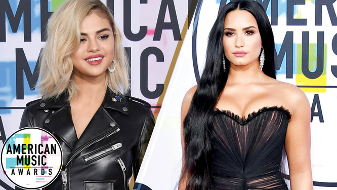 2017 AMAs Red Carpet Best Dressed – Selena Gomez, Demi Lovato & More