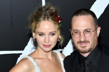 Jennifer Lawrence and Darren Aronofsky Split