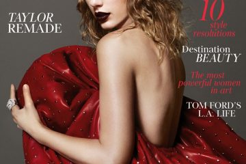 Taylor Swift smoulders in semi-sheer embellished mini dress for British Vogue… in first cover shoot since releasing new album Reputation