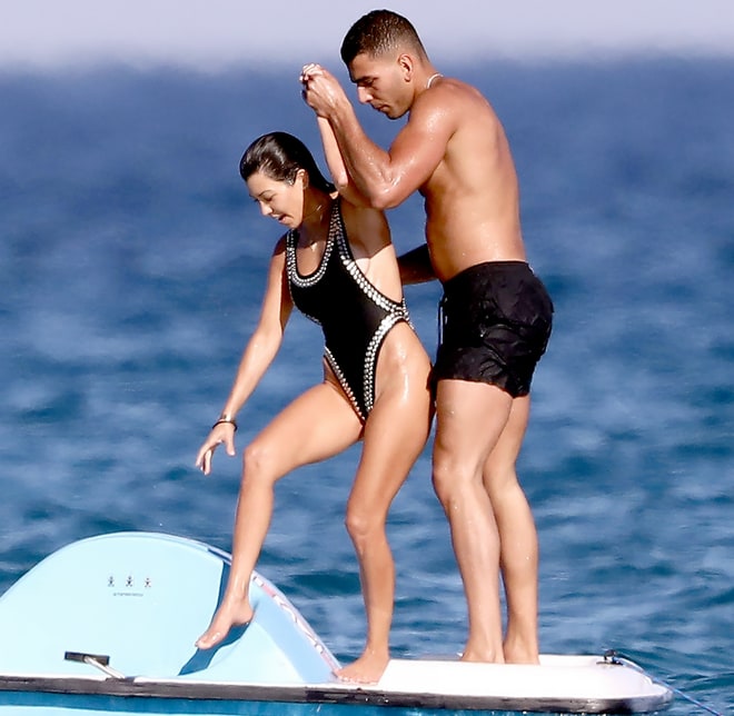 Kourtney Kardashian Bikini H0T Body in Vacay Video with Younes Bendjima