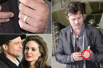 Angelina Jolie & Brad Pitt are STILL TOGETHER!!! Brad Pitt is wearing his Wedding Ring!