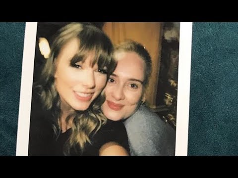 Taylor Swift MEETS Adele & JK Rowling Backstage at Reputation Tour ...