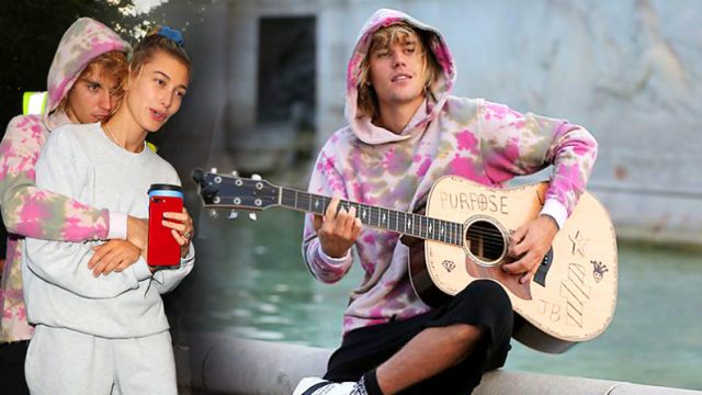 Justin Bieber SERENADES Hailey Baldwin in front of Buckingham Palace!