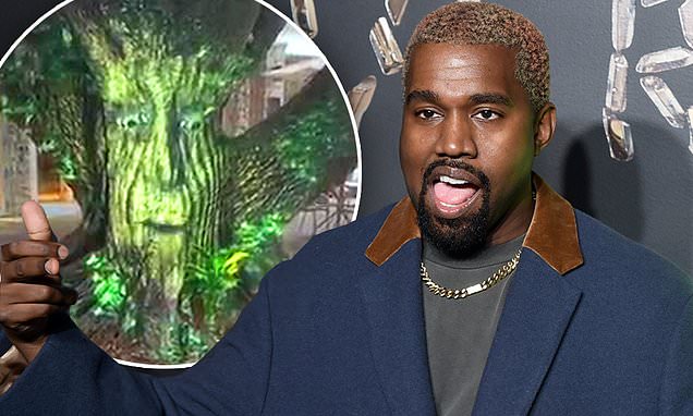 Kanye West has fun while ‘talking to a tree’ at Fairchild Garden