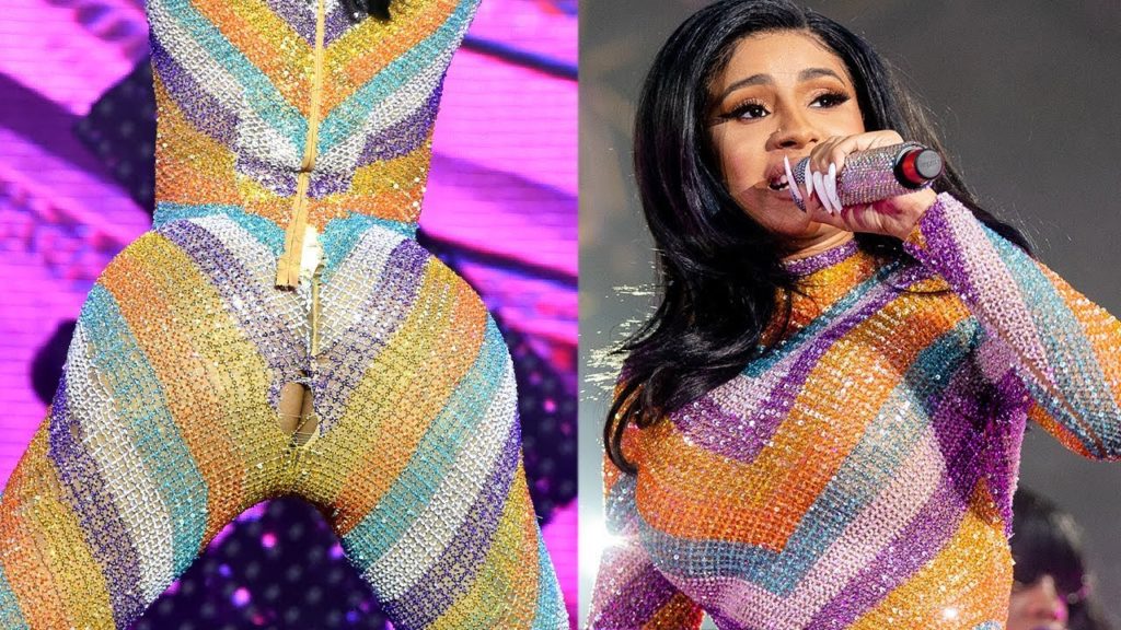 Cardi B suffers Embarrassing Wardrobe Malfunction!