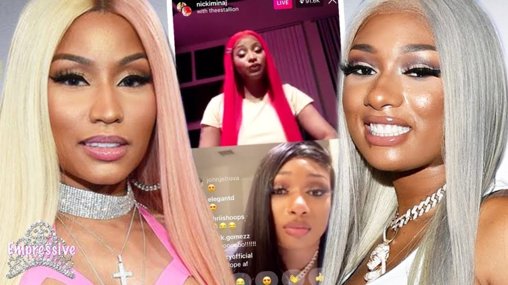 Nicki Minaj links up with Megan Thee Stallion on IG Live