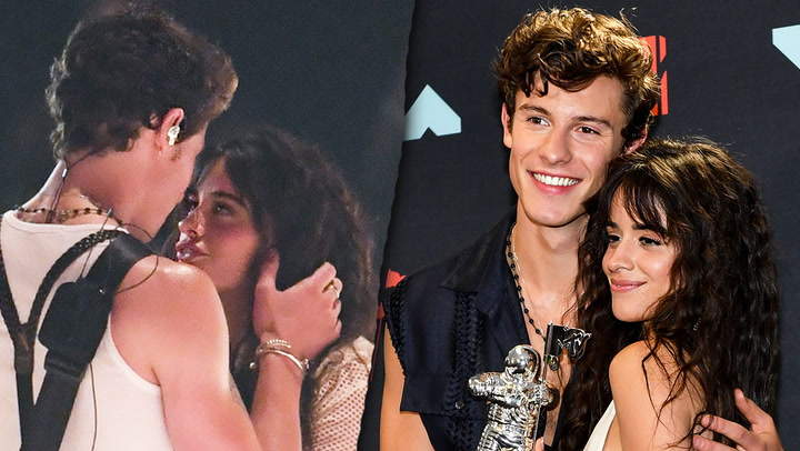 Shawn Mendes & Camila Cabello Kiss after VMAs Performance of Senorita